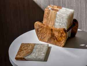 Luxury Design Best Epoxy Resin Acacia Wood <b>Coaster</b> Handmade Wooden <b>Drink</b> Tea <b>Coaster</b> From India by MN EXPORTS - Product Image 4