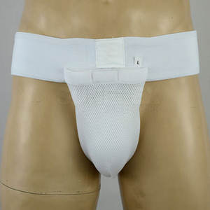 ชุดป้องกันขาหนีบสำหรับชกมวย MMA อุปกรณ์ป้องกันความปลอดภัยสำหรับฟิตเนสชุดป้องกันขาหนีบปรับแต่งโลโก้ได้ - Product Image 2