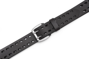 Cinturón de cuero genuino personalizable de Venta caliente con hebilla de acero Estilo formal Tamaños disponibles-Venta al por mayor - Product Image 4