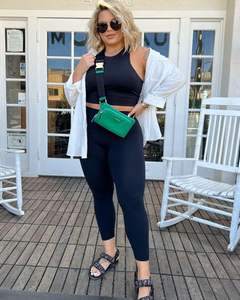 Paquete de 3 mallas de talla grande para mujer-Pantalones elásticos de cintura alta con control de barriga para entrenamiento Yoga Correr para correr Ciclismo Yoga - Product Image 4