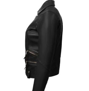 Veste en cuir de qualité supérieure pour femme Veste en cuir véritable classique et élégante pour la mode de tous les jours - Product Image 3