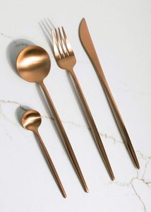 Juego de Cubiertos Dorados en Oferta, Juego de Cubiertos de Acero Inoxidable, Cuchillo, Tenedor, Cuchara, Juego de Cubiertos Dorados para Boda - Product Image 5