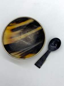 <b>BOWL</b> QUALITY NATURAL BUFFALO HORN <b>BOWL</b> Available in All Sizes Indian Horn Crafts Decorative Horn <b>Bowl</b> for Home and Decor - Product Image 5