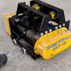 New High Quality 2025 Electric <b>Wire</b> Rope Hoist 2 Ton Capacity with Motorized Trolley Auto Gearbox Remote <b>Control</b> Forged Hook - Product Image 1