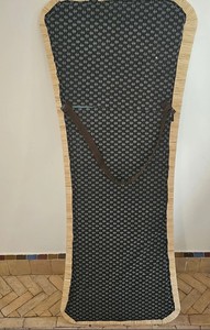 Miroir mural en raphia-naturel fait main - Product Image 3