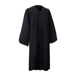 Conception de logo personnalisé Robe de père noire pour prêtres Soutane conçue avec des détails élégants de coupe classique - Product Image 1