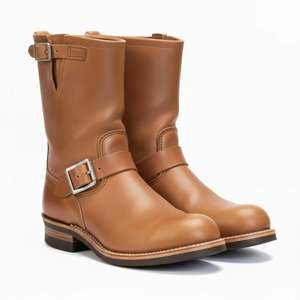 Las Mejores Botas de Motocicleta de Cuero para Hombre, Elegantes y a la Moda, Impermeables, Botas de Carreras, Zapatos de Motocicleta de Cuero para Conducir - Product Image 5