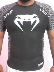 Camiseta de Compresión de Alta Calidad para Hombre, Protección Solar UPF50, para Surf, Buceo, BJJ, MMA, Gimnasio, 2026 Albino preto - Product Image 3