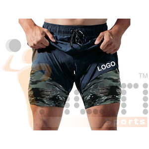 Ropa deportiva 100% poliéster pantalones cortos de entrenamiento para hombres pantalones cortos de baloncesto personalizados para hombres en precio al por mayor - Product Image 6