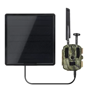 Trail Camera Solarpanel-Kit für Wildtierjagd eingebaute Batterie 18650 10 W 6 V 9 V 12 V wasserdicht für Outdoor