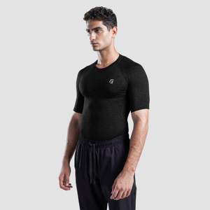 T-shirts imprimés GA 2.0 en charbon de bois, coupe ajustée, 100 % polyester tricoté, 200 grammes, manches courtes pour l'exercice - Product Image 3