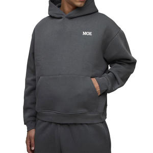 Sweat à capuche pour homme en gros pour production OEM, coupe décontractée, pull streetwear en molleton de coton 420 GSM, vierge, marque privée - Product Image 1