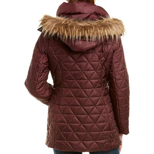 Veste matelassée pour femmes, matériau de haute qualité, vente en gros, capuche tricotée, vêtements d'extérieur d'hiver, OEM, respirante, personnalisable - Product Image 5