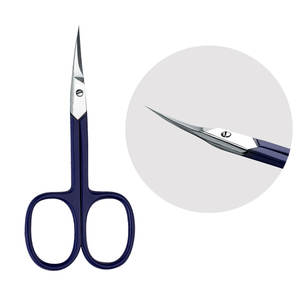 Tijeras de aseo de punta delgada de MOQ bajo, recortadores de cutículas precisos de acero inoxidable sostenible para manicura, uñas puntiagudas de acero de belleza - Product Image 3