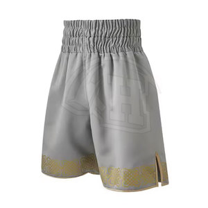2025 Offre Spéciale Short MMA de boxe pour hommes Short de combat personnalisé 100% coton avec motif solide et impression numérique - Product Image 3