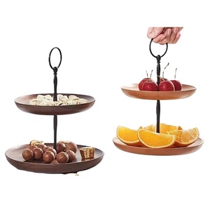 Home Hotel Restaurant Decorative <b>Cupcake</b> Serving <b>Stand</b> Modern Classic Household <b>Wooden</b> Cake <b>Stand</b> Customized at Export Price - Product Image 2