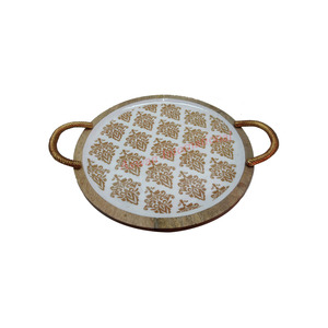 Vente directe d'usine, plateau de service en métal coulé de haute qualité, personnalisable, respectueux de l'environnement, fabriqué en Inde, pour la maison, l'hôtel, la restauration - Product Image 6