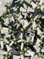 Tees de golf en plastique durables et robustes, plusieurs couleurs et tailles variées, accessoire pour golfeurs