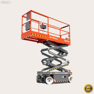 Plataforma Elevadora de Tijera Eléctrica Skyjack, Plataforma de Trabajo Aérea con Motor a Batería, Equipo de Acceso Industrial, Elevador de Construcción de 250 kg - Product Image 2