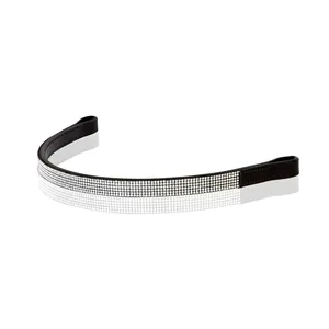 Accesorio de brida de caballo de diseño artístico elegante Producto único de banda de piedra para cejas - Product Image 3