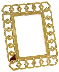 Marco de Fotos Metálico Resistente, de Hierro, Madera Perforada y Aluminio, Tamaño Personalizado, Impresión Digital, Decoración para Sala de Estar, Regalo de Boda - Product Image 6