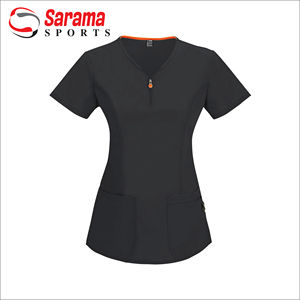 Uniformes Médicos para Hospital, Conjuntos de Uniformes de Enfermera, Diseño de Manga Corta, Uniformes Médicos Elegantes para Mujer - Product Image 3