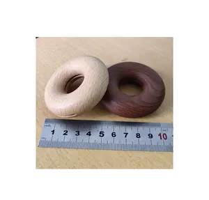 Hot Bán Gỗ Niêm Phong Clip Donut Hình Rắn Gỗ Biểu Tượng Tùy Chỉnh Cà Phê Trà Túi Clip Thực Phẩm Túi Clip