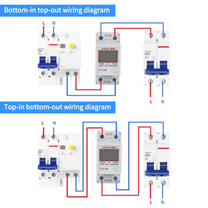 Многофункциональный Электрический измеритель энергии 220 В переменного тока 50 Гц 60 ампер - Product Image 5