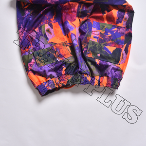 Pantalones de nieve impermeables con estampado morado naranja más vendidos con parte inferior de puño elástico y cremalleras de ventilación transpirables - Product Image 6