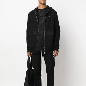 Sudadera con Capucha para Hombre, Personalizable con Logotipo, de Invierno, Manga Larga, Corte Regular, con Cuello Teñido Liso y Diseño Sólido - Product Image 2