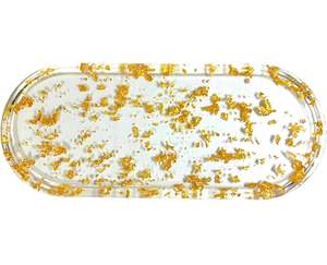 Bandeja de servicio de resina epoxi para servir café chapado, té, bebidas y cerveza para el hogar, Hotel y restaurante, bandeja hecha a mano - Product Image 1