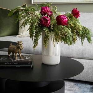 Table basse ronde en métal moderne, meubles écologiques pour la maison, table d'appoint et table à thé pour le salon - Product Image 4