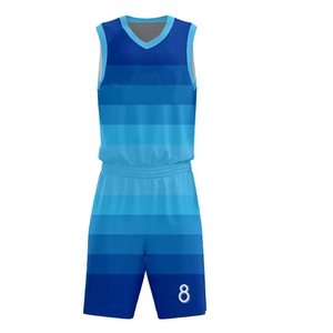 Ropa deportiva de poliéster de estilo callejero, ropa deportiva Unisex transpirable para exteriores, uniforme de baloncesto para equipo - Product Image 4