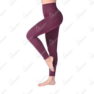 Leggings de yoga extensibles à taille élastique pour femmes Vêtements de sport taille haute pour fitness, gym, yoga et vêtements de tous les jours Fabricant en vrac - Product Image 6