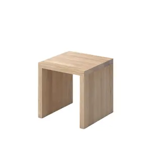 Minimalism Solid Wood Sitting Stool Multifunctional Solid Wood Square Stool For Home Furniture