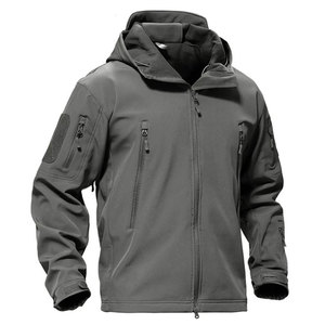 Vêtements de rue, vêtements de randonnée, vêtements de travail pour hommes, imperméables, multi-poches zippées, vestes softshell d'hiver - Product Image 4