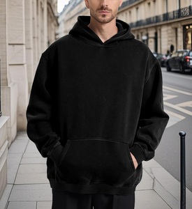 Sudadera con Capucha Lisa de Fábrica Líder, Construcción de Tejido Inverso, Algodón Grueso para Evitar el Encogimiento Vertical, Pedido al por Mayor - Product Image 3