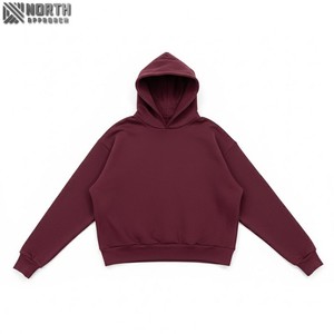 Luxe hommes délavés en détresse goutte épaule Baggy sweats à capuche surdimensionnés blanc personnalisé lavé poids lourd 450 gsm sweat à capuche - Product Image 1