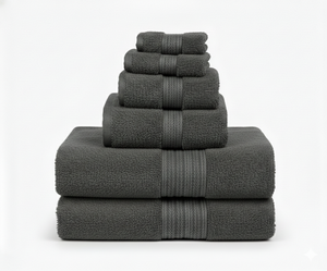 Ensemble de serviettes en coton éponge doux en gros, linge de bain de luxe essentiel pour hôtel, serviettes en coton peigné durables à séchage rapide - Product Image 1