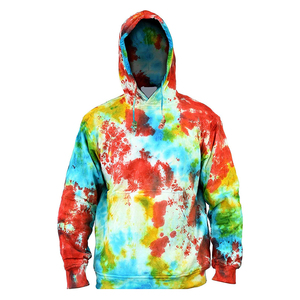 Top Trending New Tie Dye Moda Transpirable Calidad Hombres Gimnasio Sudaderas con capucha para ropa informal y para ejercicio Entrenamiento Precio barato - Product Image 5