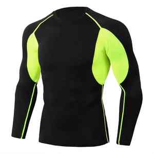 Camiseta Deportiva de Compresión de Manga Larga para Hombre, Secado Rápido, Capa Base, Ropa Deportiva para Gimnasio, Fitness, Entrenamiento y Running - Product Image 1