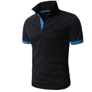 Venta al por mayor de fábrica de los Hombres Nuevo diseño de punto para camiseta Polo Spandex/poliéster con estilo de oficina bordado polos coloridos - Product Image 2