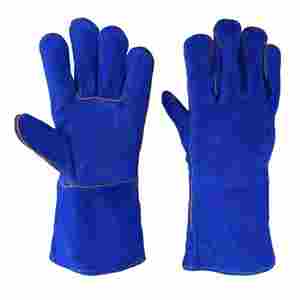 Gants de soudage d'extérieur personnalisés de haute qualité, de conception OEM, matériau en cuir de dernière qualité XL, imperméables et antidérapants, pour le travail - Product Image 1