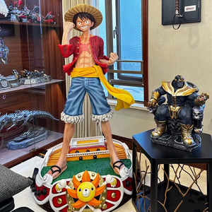 Stock Anime Figure Resin <strong>Statue</strong> One Piece Character <strong>Life</strong> <strong>Size</strong> 1:1 Luffy Action Figure for Decor Anime Sculpture - Product Image 5