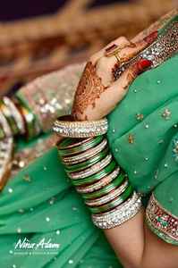 New Eid Collection Women's Rhinestone Embroidery <b>Bangles</b> Sets Customized Embroidered Designs Chudiyan Set For Ladies - Product Image 3