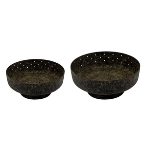 Bol de service en acier inoxydable au design unique et écologique pour la maison, l'hôtel, les fêtes et les repas - Le plus vendu au meilleur prix - Product Image 1