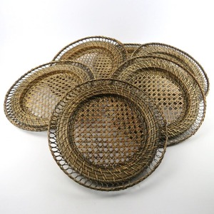 ถาดหวายทรงกลมสำหรับตกแต่งเปลือกหอยของขวัญตกแต่งโต๊ะในบ้าน - Product Image 3