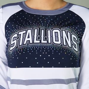 Fournisseur d'usine Uniformes de pom-pom girl pour femmes Vêtements de cheerleading Nouveau style 2026 Conception personnalisée/Logo personnalisé Ensemble de cheerleading - Product Image 3