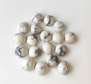 หินฮาวไลท์กลม6มม. สีขาวธรรมชาติ - Product Image 6