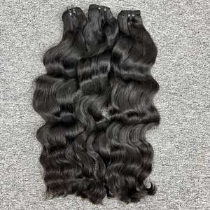 ผมแท้100% เป็นลอนคลื่นธรรมชาติผมดิบจากกัมพูชา - Product Image 1